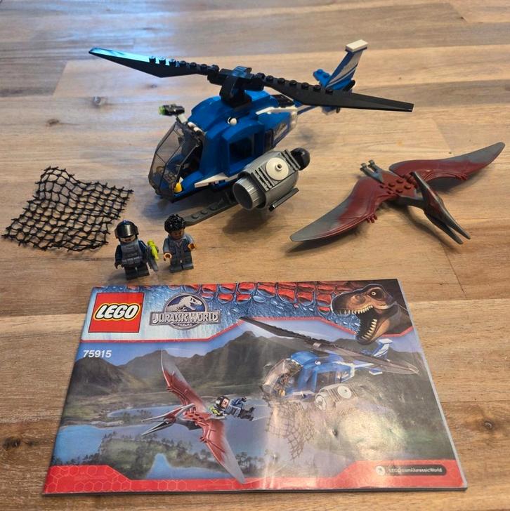 Zeldzame Lego Jurassic Park World Dino Helikopter 75915, Kinderen en Baby's, Speelgoed | Duplo en Lego, Zo goed als nieuw, Lego