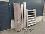 Aluminium rol/klus steiger 135x245 werkhoogte 7,2 meter, Doe-het-zelf en Verbouw, Steigers, Ophalen, Gebruikt, Rolsteiger of Kamersteiger