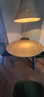 Mooie ronde eettafel, Huis en Inrichting, Tafels | Eettafels, Ophalen, 100 tot 150 cm, Rond, Zo goed als nieuw