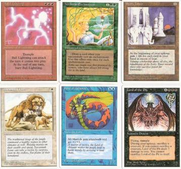 (105) MAGIC kaarten van serie 4th Edition 1995 en 1996 beschikbaar voor biedingen