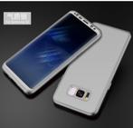 360-graden Frosting Beschermhoesje Set voor S8 Plus _ Zilver, Verzenden, Nieuw, Overige modellen, Hoesje of Tasje