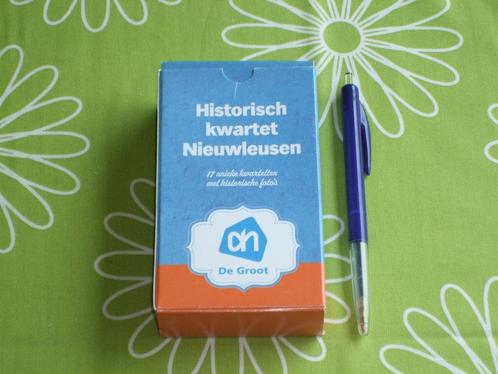 Historisch kwartet Nieuwleusen - Albert Heijn de Groot, Verzamelen, Speelkaarten, Jokers en Kwartetten, Zo goed als nieuw, Kwartet(ten)