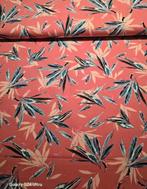 Tricot  roze leaves, Overige materialen, 120 cm of meer, Nieuw, Ophalen of Verzenden