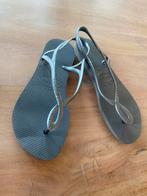 Havaianas Teenslippers Grijs Maat 41, Ophalen of Verzenden, Zo goed als nieuw, Grijs, Slippers