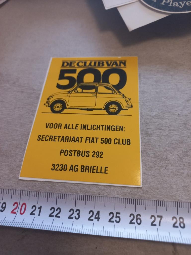De club van 500 fiat, Ophalen of Verzenden, Zo goed als nieuw