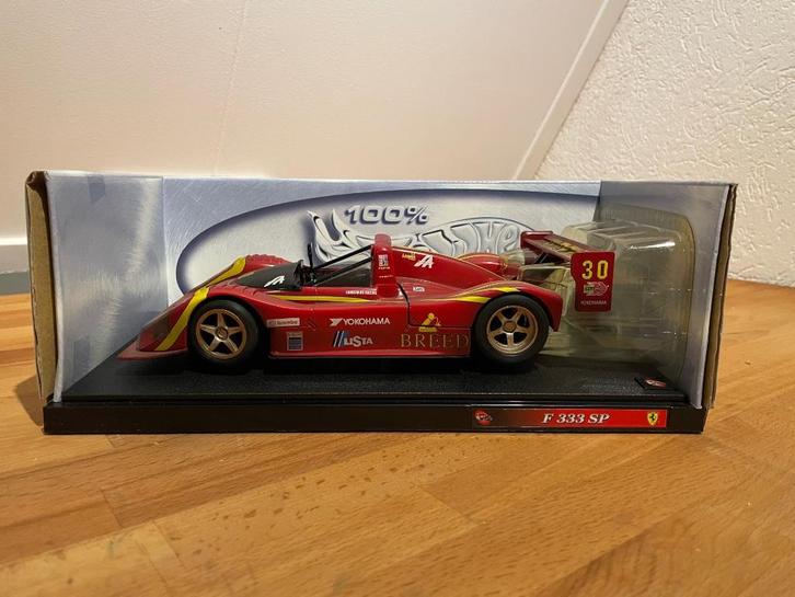 Ferrari F33 SP (Dirty look) schaalmodel 1:18, Hobby en Vrije tijd, Modelauto's | 1:18, Zo goed als nieuw, Auto, Hot Wheels, Ophalen of Verzenden