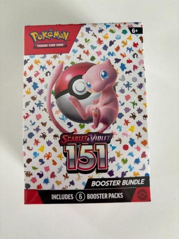 Pokémon Scarlet & Violet 151 6-Booster Bundle beschikbaar voor biedingen