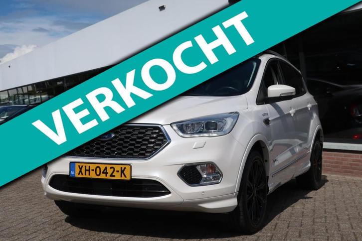 Ford Kuga 1.5 EcoBoost Vignale LED_PANO_GR-NAVI_LEDER_KEYLES, Auto's, Ford, Bedrijf, Te koop, Kuga, ABS, Achteruitrijcamera, Adaptive Cruise Control