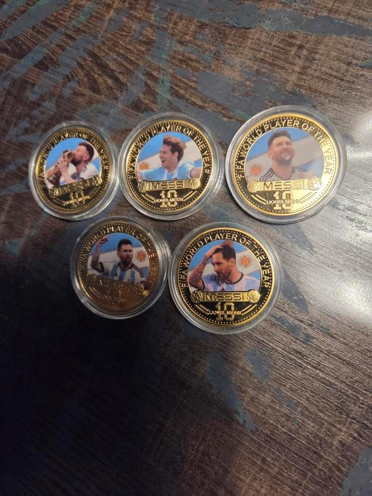 Messi Munt Set - FIFA Wereldspeler van het Jaar, Postzegels en Munten, Munten | Nederland, Setje, Overige waardes, Koningin Beatrix