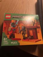 LEGO Minecraft The Nether Lava Battle 21266, Ophalen of Verzenden, Zo goed als nieuw, Complete set, Lego