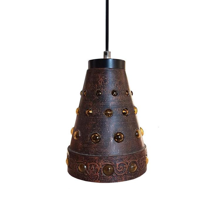 Design hanglamp Nanny Still, RAAK, Huis en Inrichting, Lampen | Hanglampen, Gebruikt, Minder dan 50 cm, Glas, Metaal, Ophalen of Verzenden