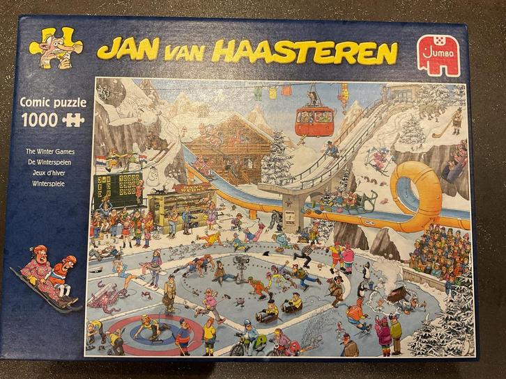 Jan van Haasteren Puzzel 1000 stukjes - Compleet, Hobby en Vrije tijd, Denksport en Puzzels, Gebruikt, Legpuzzel, 500 t/m 1500 stukjes