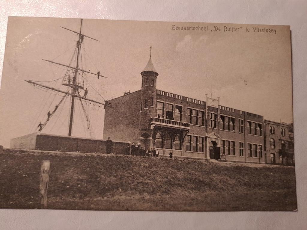 Vlissingen,  zeevaartschool, de Ruijter, Ophalen of Verzenden, Zeeland