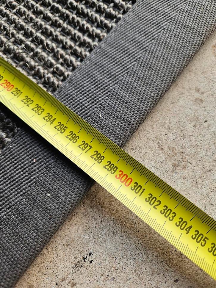 Sisal Tapijt Antraciet 6x3 meter, Huis en Inrichting, Stoffering | Tapijten en Kleden, 200 cm of meer, 200 cm of meer, Rechthoekig