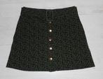 Zara rok met panterprint groen/zwart mt S/M, Verzenden, Zara, Zo goed als nieuw, Maat 36 (S)