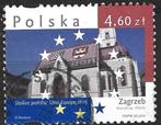 Pl 325 - 2013 - Polen/Hoofdsteden/Zagreb, Verzenden, Polen, Gestempeld