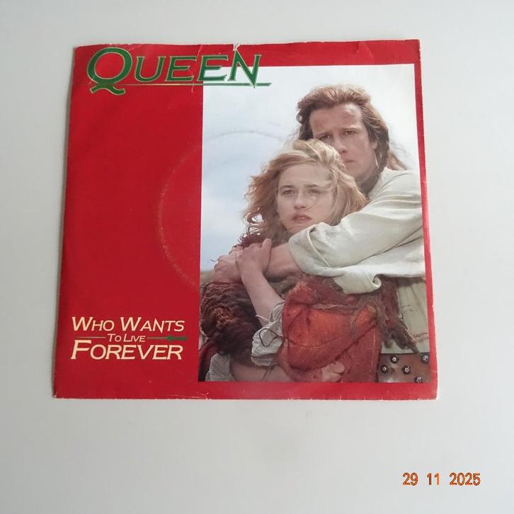 Queen ‎- Who Wants To Live Forever/Killer Queen, Cd's en Dvd's, Vinyl Singles, Gebruikt, Single, Pop, 7 inch, Verzenden