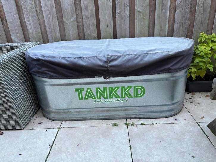 Tankkd ijsbad 152x61x61 cm, Tuin en Terras, Bubbelbaden en Hottubs, Gebruikt, Vast, Afdekzeil, Ophalen