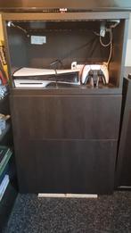 Zwarte Ikea BESTÅ kast, Huis en Inrichting, Ophalen, 100 tot 150 cm, Zo goed als nieuw, Minder dan 150 cm