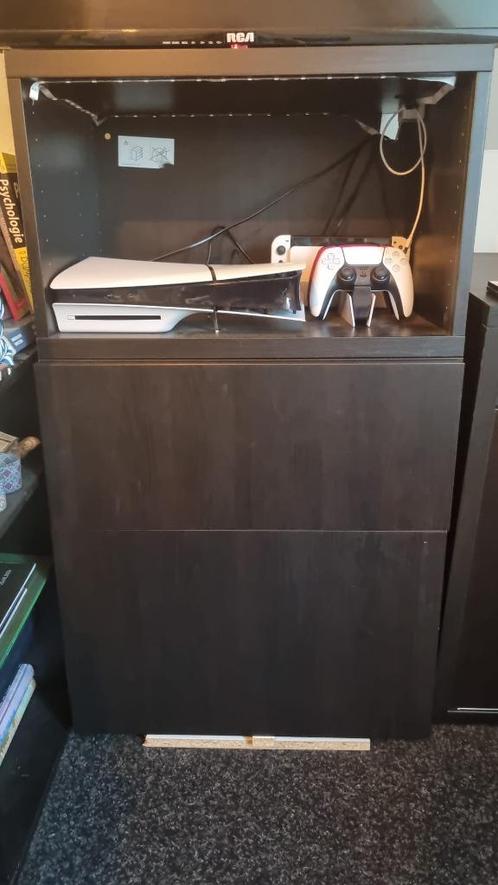 Zwarte Ikea BESTÅ kast, Huis en Inrichting, Kasten | Wandmeubels, Zo goed als nieuw, 100 tot 150 cm, Minder dan 150 cm, 25 tot 50 cm