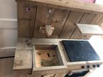 Keuken steigerhout, Kinderen en Baby's, Speelgoed | Speelkeukens, Ophalen of Verzenden, Gebruikt, Hout