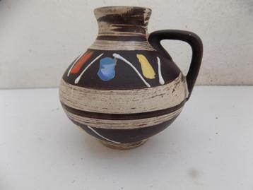 Jaren 50 60 kan decoratie aardewerk gaaf vintage kleur   beschikbaar voor biedingen