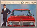 Brochure BMW 1800 - 1963 DE., Ophalen of Verzenden, Gelezen, BMW