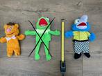2 nieuwe zgan The Muppets handpoppen Fozzy bear en Gonzo, Ophalen, Overige figuren, Nieuw, Gebruiksvoorwerp