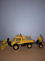 Britains Unimog sneeuwschuif/zoutstrooier, Ophalen of Verzenden, Zo goed als nieuw, Tractor of Landbouw, Britains