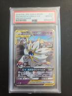 Pokémon Solgaleo & Lunala GX PSA 10, Ophalen of Verzenden, Zo goed als nieuw, Losse kaart, Foil