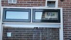 Raamkozijn met 2 klepramen en isolerende beglazing, Doe-het-zelf en Verbouw, Kozijnen en Schuifpuien, Ophalen, Gebruikt, Raamkozijn