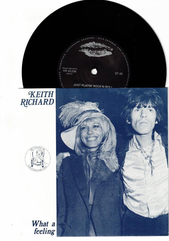 KEITH RICHARDS - What a Feeling - 7" EP, Cd's en Dvd's, Vinyl Singles, Gebruikt, EP, Ophalen of Verzenden