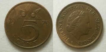 PD02574 Juliana 5 cent 1979 beschikbaar voor biedingen