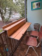 Balkon bar/tafel hout - uitklapbaar, Huis en Inrichting, Tafelonderdelen, Ophalen, Minder dan 50 cm, Gebruikt, 50 tot 100 cm