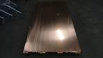 Roodkoper plaat 2000 x 1000 x 2 mm ca.35 kg prijs per kg, Ophalen, Nieuw