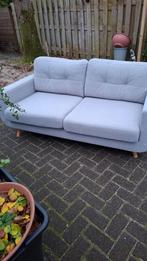 Lichtgrijze 2-zitsbank gratis ophalen, Ophalen, Hout, 150 tot 200 cm, Tweepersoons