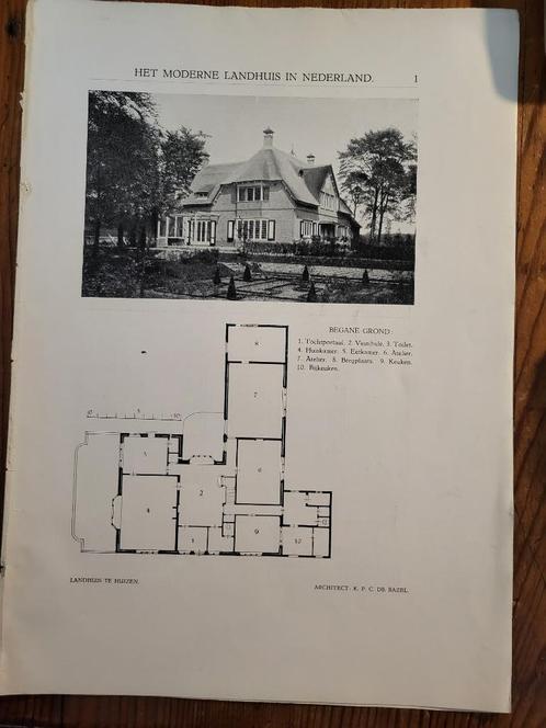 Architect H.B. Berlage - Parckwijck, Amsterdam / Bilthoven, Boeken, Kunst en Cultuur | Architectuur, Zo goed als nieuw, Architecten