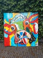 Alb Art schilderij koe op hout, Antiek en Kunst, Ophalen