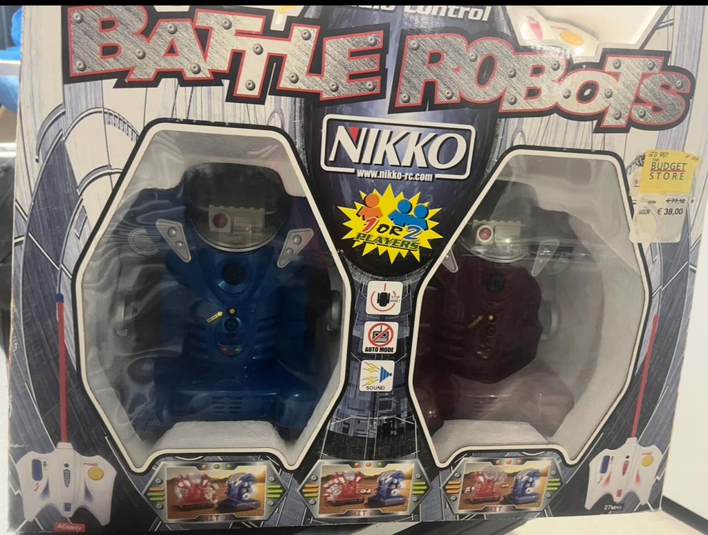Zeldzame Nikko Battle Robots - Rock em Sock em Robots, Ophalen of Verzenden, Nieuw
