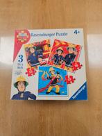 3 brandweerman Sam puzzels, Ophalen, 10 tot 50 stukjes, Gebruikt, 4 tot 6 jaar