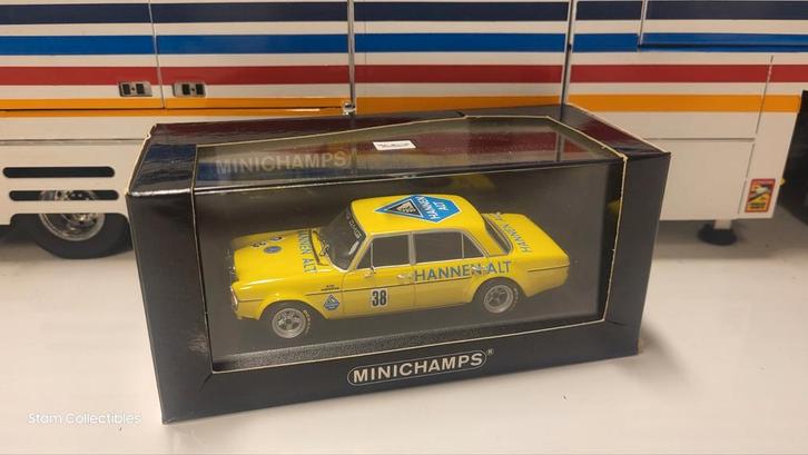 Minichamps Mercedes-Benz 300 SEL 6.8 AMG Hannen Alt - 1971, Hobby en Vrije tijd, Modelauto's | 1:43, Zo goed als nieuw, Auto, MiniChamps