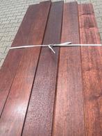 34 m2 massieve merbau parketvloer. 14 cm breed 18 mm dik., Gebruikt, 2e hands product geen info bekend, 2e hands product geen info bekend