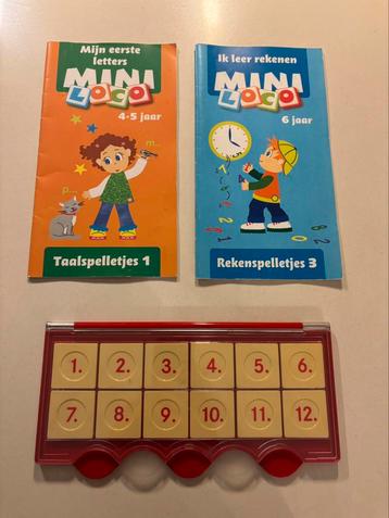 Mini Loco set Taalspelletjes 1 en Rekenspelletjes 3 4-5-6 jr beschikbaar voor biedingen