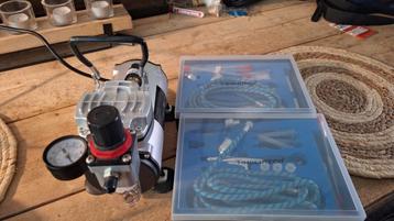 Timbertech Airbrush Set - 2 Pistolen (1 defect) beschikbaar voor biedingen