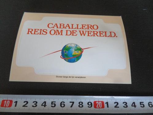 sticker CABALLERO reis on de wereld, Verzamelen, Stickers, Zo goed als nieuw, Bedrijf of Vereniging, Ophalen
