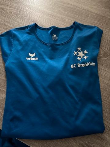 Blauw Erima BC Broekhin Gym T-shirt Maat 38 beschikbaar voor biedingen