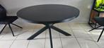 HPL eettafel met stalen poten, Huis en Inrichting, Ophalen, 100 tot 150 cm, Rond, Zo goed als nieuw