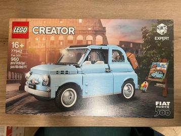 Lego Fiat 500 Blauw 77942 Nieuw in doos beschikbaar voor biedingen