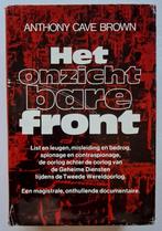 Het onzichtbare front - list/bedrog/spionage WOII, Boeken, Tweede Wereldoorlog, Ophalen of Verzenden, Zo goed als nieuw, Anthony Cave Brown