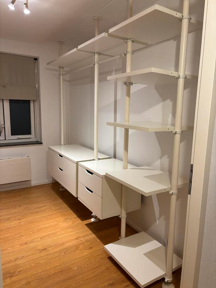 Elementen inloopkast Ikea, Huis en Inrichting, Kasten | Stellingkasten, Gebruikt, Ophalen